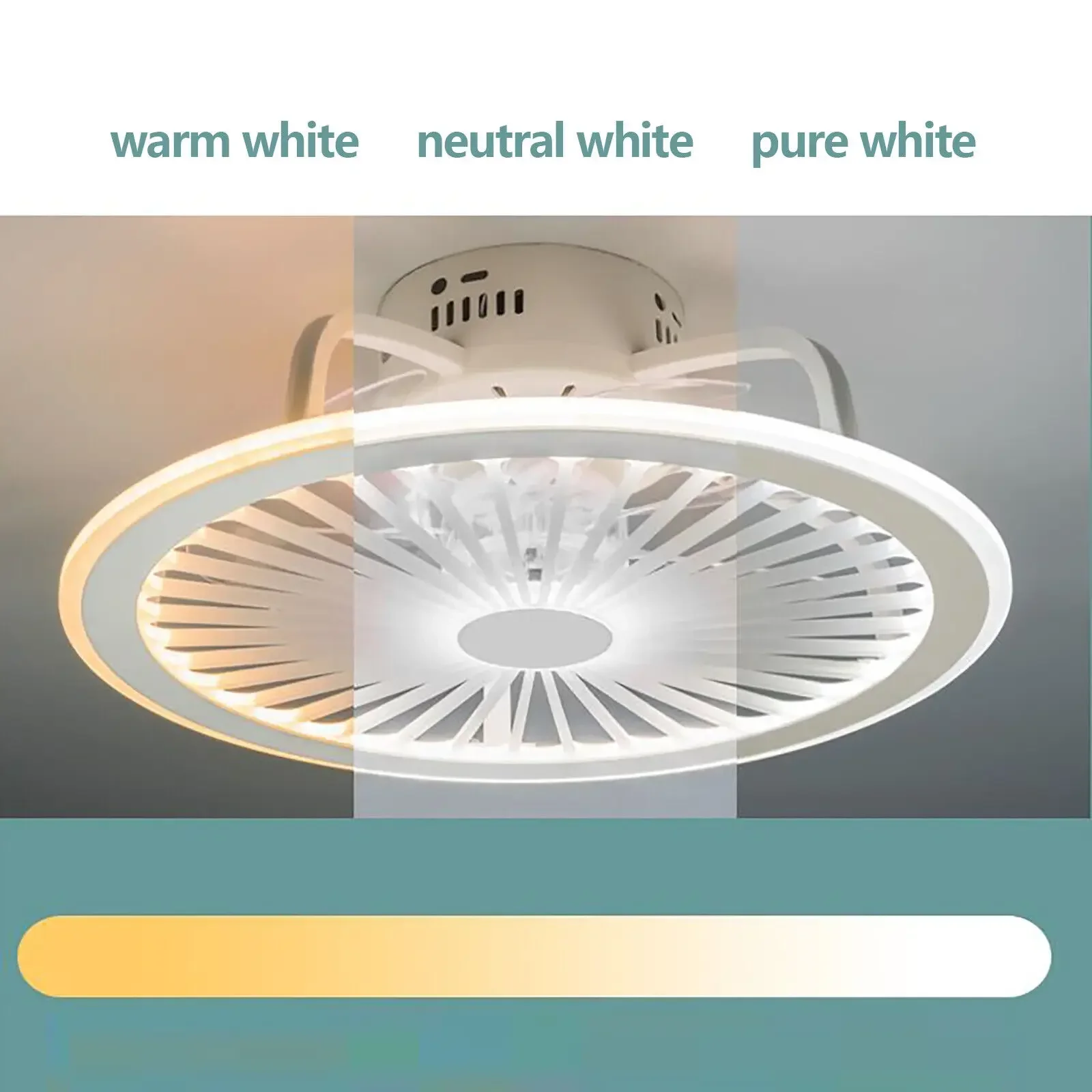 مصباح الثريا مروحة سقف LED حديثة قابلة للتعتيم مع تركيبات إضاءة عن بعد لديكور غرفة المعيشة