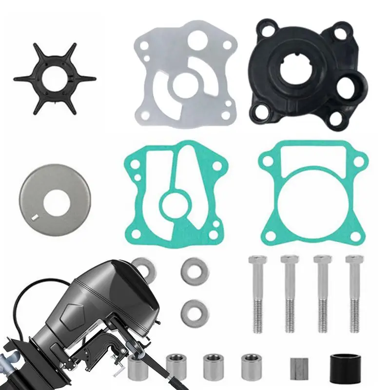 

Water Pump Impeller Replacement Kit Outboard Boat Motor Rebuild Parts Replace Boat Water Pump Impeller Water Pump Impeller