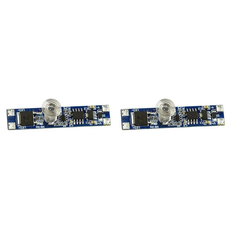 2X 5V-24V 8A Inteligentny Ściemniacz LED z Modułem Czujnika Pojemnościowego PCBALED Sterowanie Ściemnianiem Dotykowy Włącznik