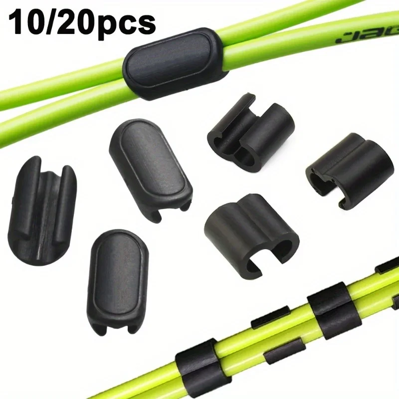 3Pcs MTB Road Bike Hydraulic Mechanical Disc Brake Shift Cable Guide Hose Frame Fixture Dear Line Housing For Giant BMX DH Part
