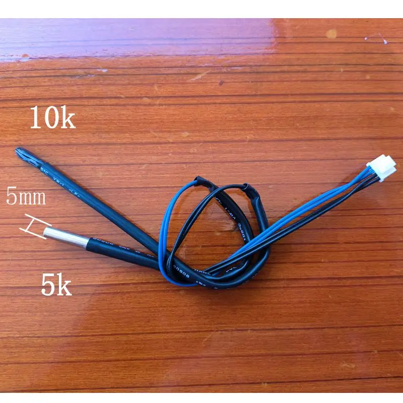 Sensor de temperatura ambiental para aire acondicionado LG, cabezal de goma 5K + cabezal de cobre, cabezal térmico 10K, 1 piezas