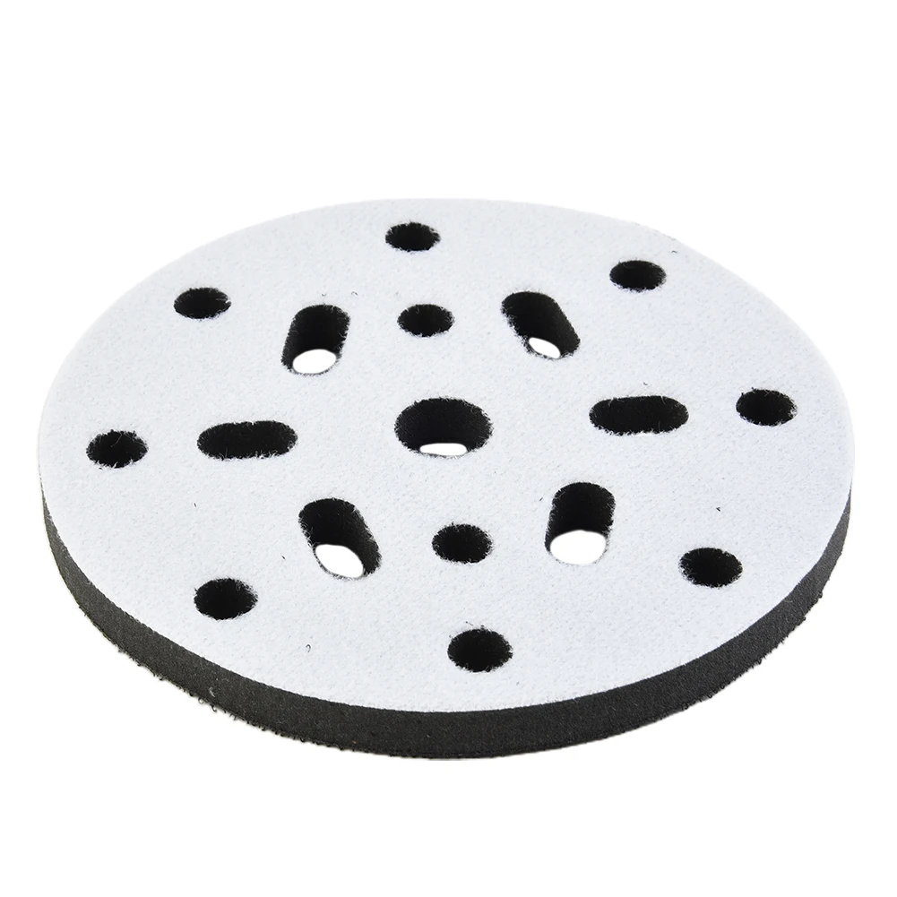 Almohadilla de interfaz de 6 pulgadas y 150mm, almohadilla de papel de lija de esponja suave de molino seco, 6 pulgadas, 17 agujeros, multifunción