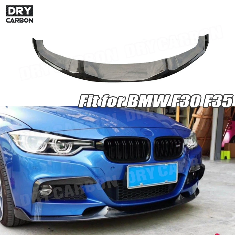 

Carbon Fiber Front Bumper Spoiler Lamp Eyelid Splitters for BMW F30 F35 M Sport 320i 325i 328i 2012-2018 M Style Head Chin