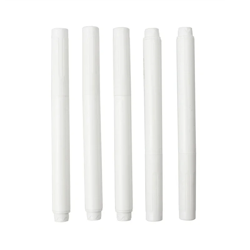 10Pcs White Liquid Chalk Erasable Pen Marker For Glass Windows Electronic Blackboard Chalkboard Window White Pen