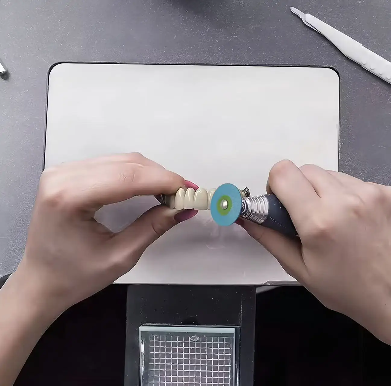 1pc Dental Rubber Diamond Polisher Wheel Disc For Porcelain Zirconia Restorations Dental HP 26mm Polish Wheels