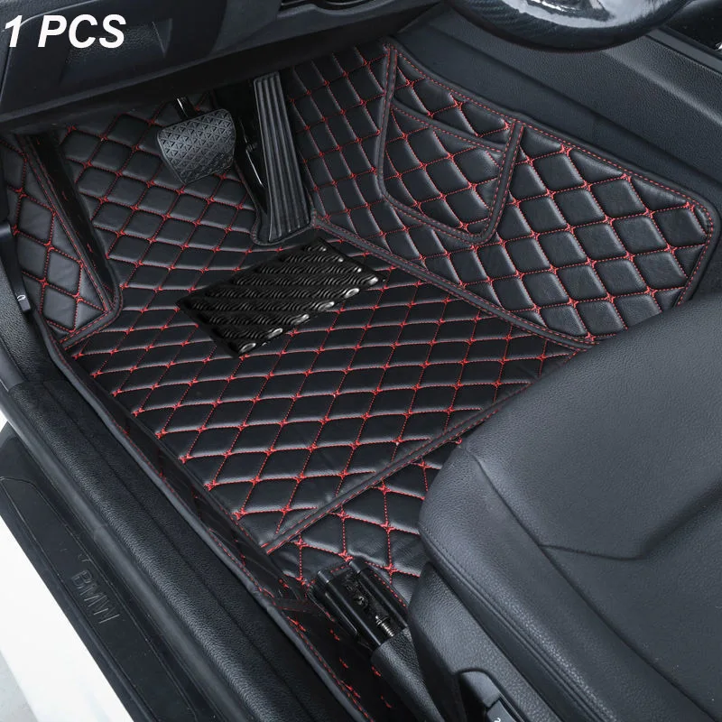 Custom Fit Automotive Car Floor Mats For VW Saveiro Cross G5 5U 2009~2017 Luxury Leather Men Women Full Coverage