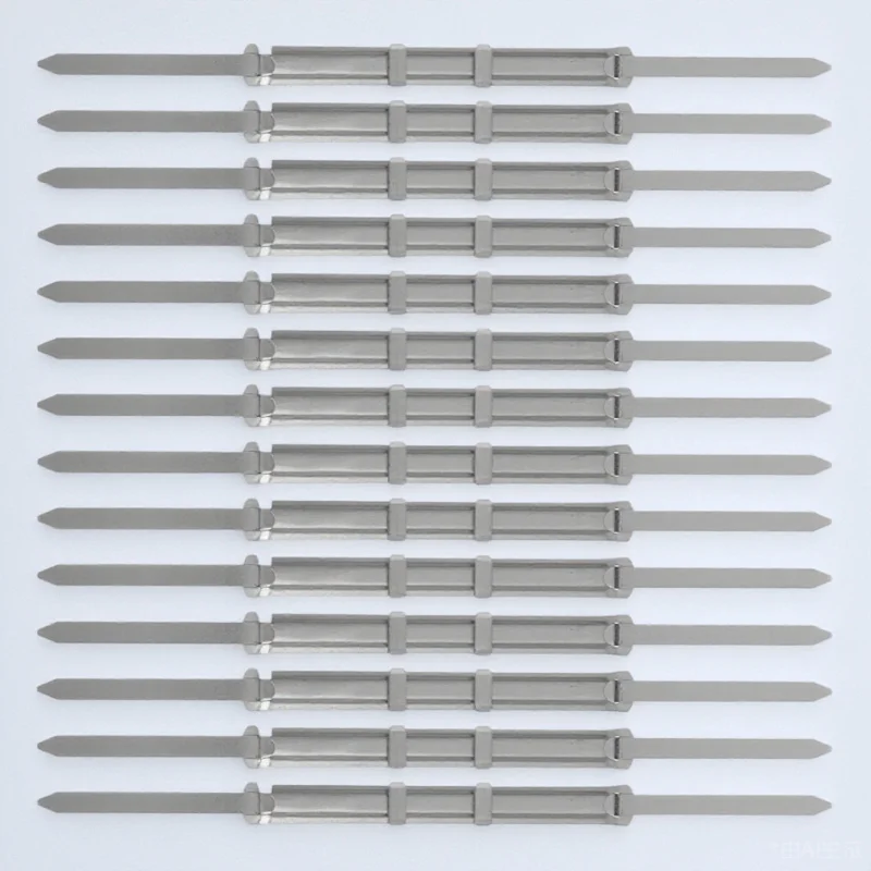 

50Pcs Office Folder Metal Clips Metal Prong Paper Fastener Compressors for Two Hole Punch File Folder Accessories Binding Clip