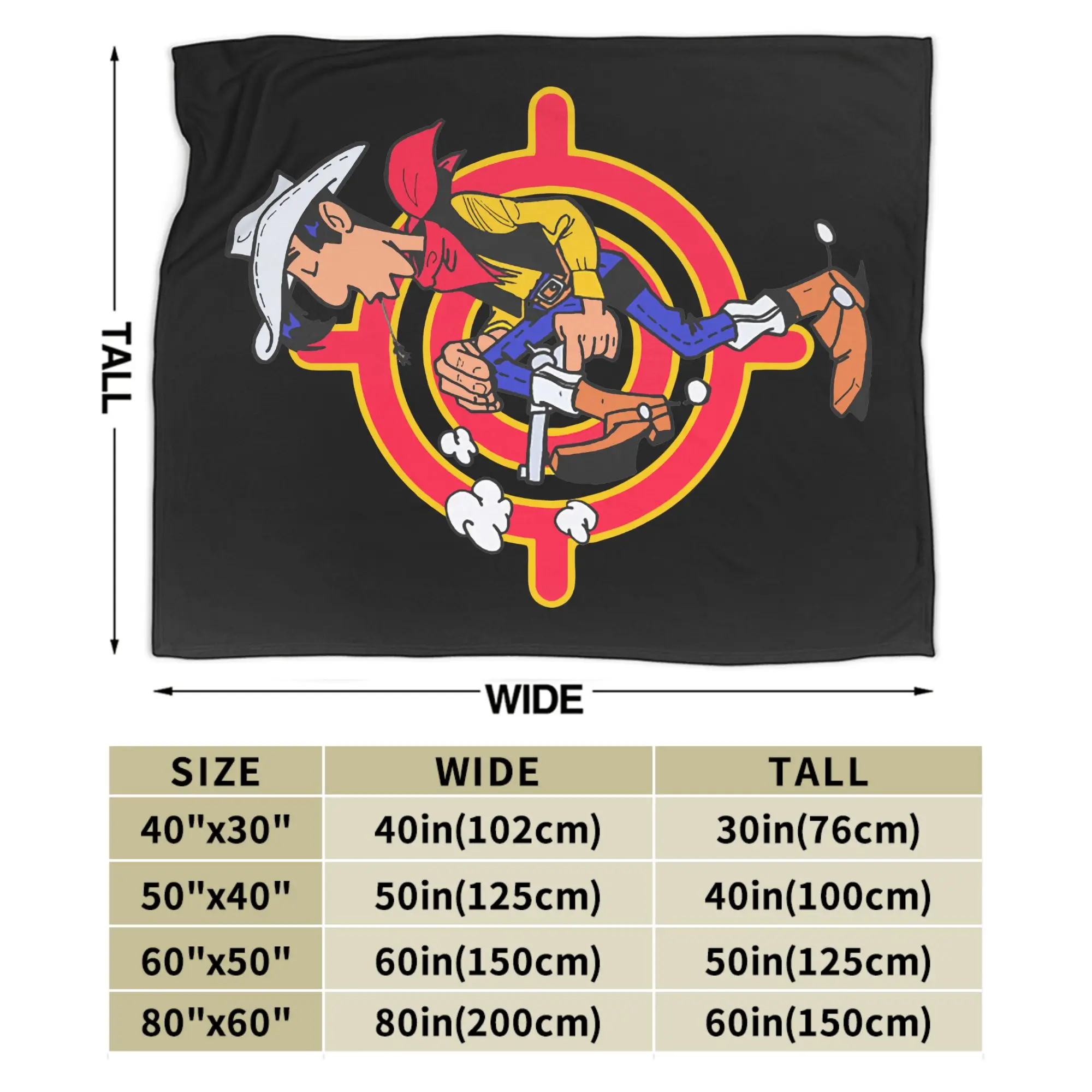 محظوظ لوك بطانية الصوف الديكور مضحك الكرتون متعددة الوظائف فائقة النعومة رمي البطانيات ل أريكة مكتب المفارش #5