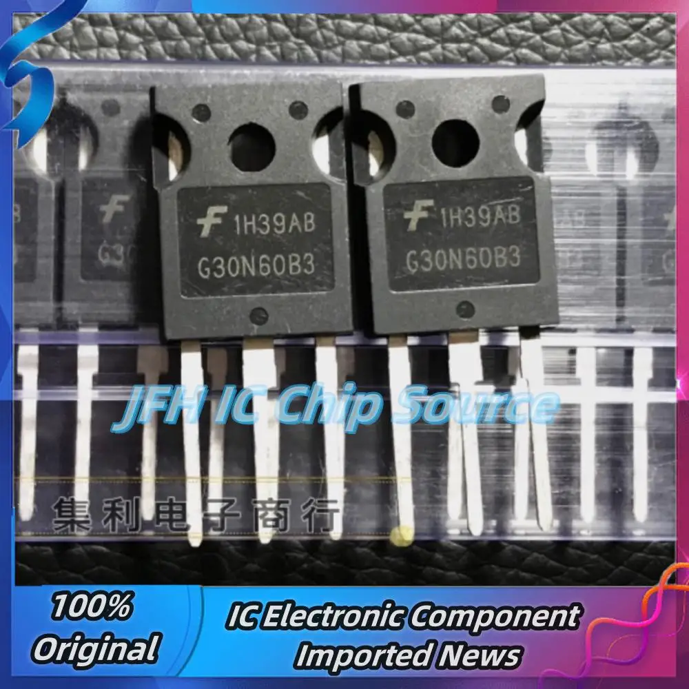 5PCS-10PCS G30N60B3 HGTG30N60B3 TO-247 30A 600V IGBT  Best Quality Stock