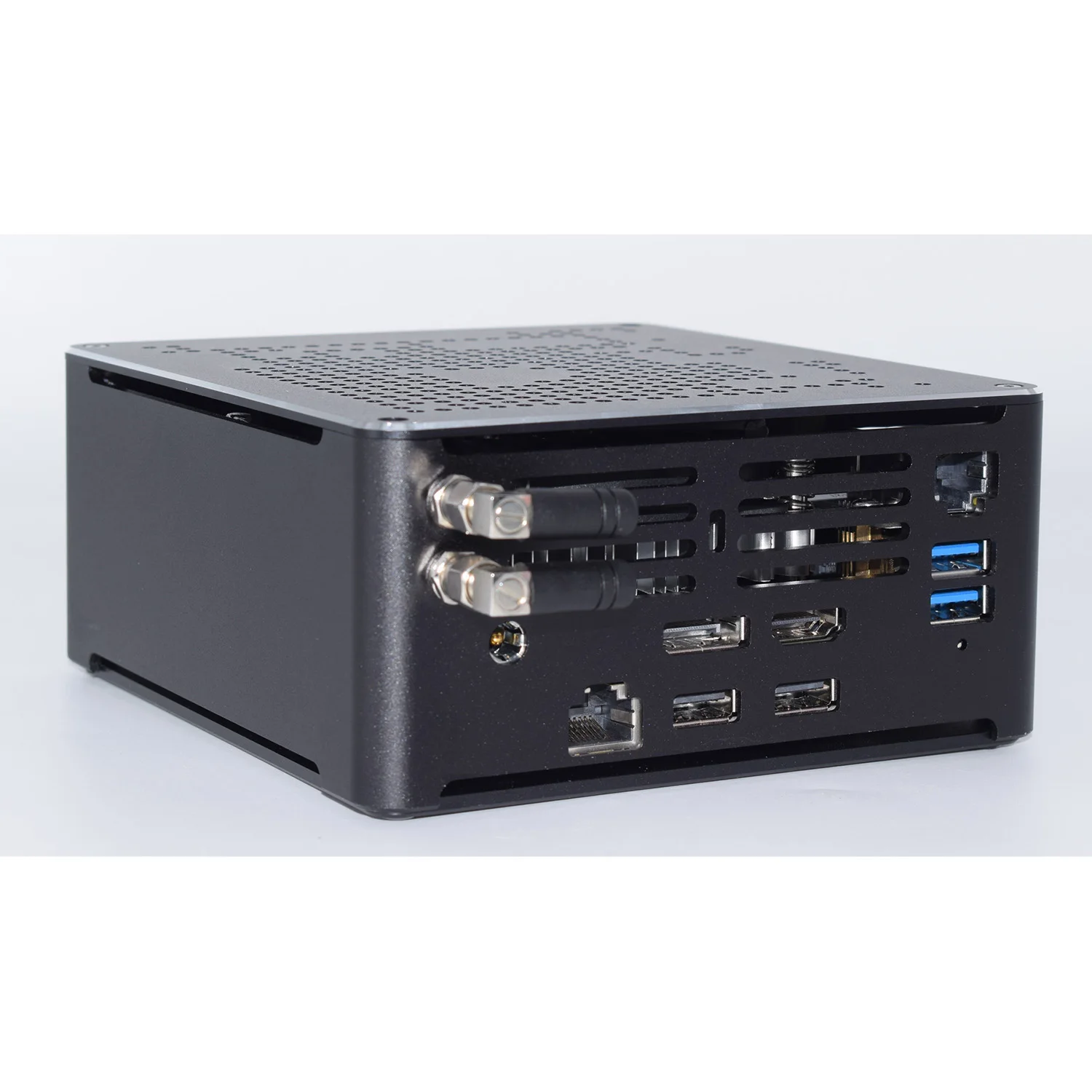 HYSTOU 인텔 미니 PC I7 10750H 2 랜, 2 * DDR4 64GB M.2 PCIE SATA 게이밍 컴퓨터, Win10 프로, 4K HDMI DP AC WiFi