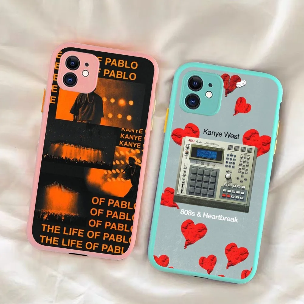 

Kanye West Ye Album Phone Case for iPhone 14 11 12 13 Mini Pro Max 8 7 Plus X XR XS MAX Translucent Matte Cover