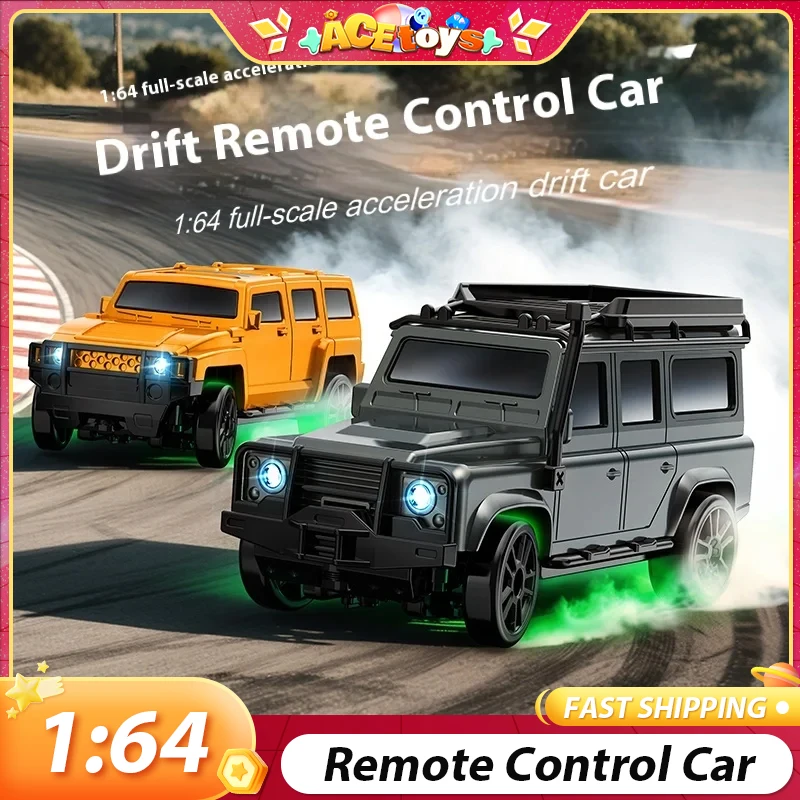 

Настольный дрифтовый автомобиль, 4WD, полное управление, 1:64, настольный мини-внедорожник, игрушки с регулируемым светом для мальчиков, подарки