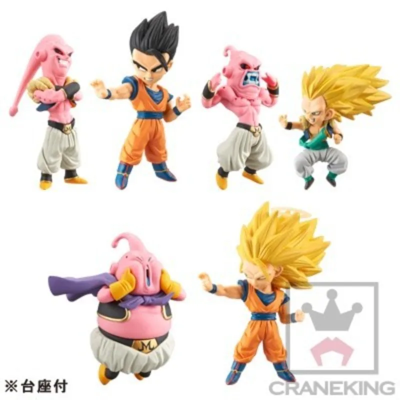 

Bandai Glasses Factory Seven Dragon Ball Anime Genuine Goku Begitabu Mini Figures WCF Set Box Collection Toy Gifts