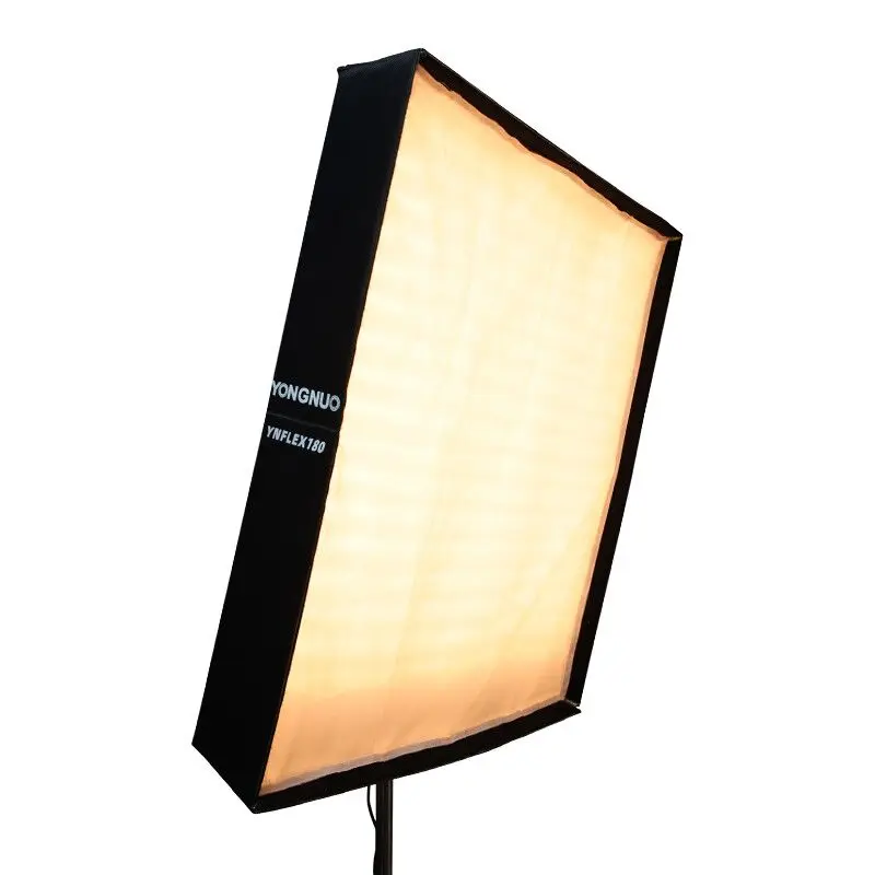 

YNFLEX180 180W 2500K-7000K Bi-Color Flexible LED Photo Video Light with Honeycomb Grid Softbox and 12 Scene Effect Mode