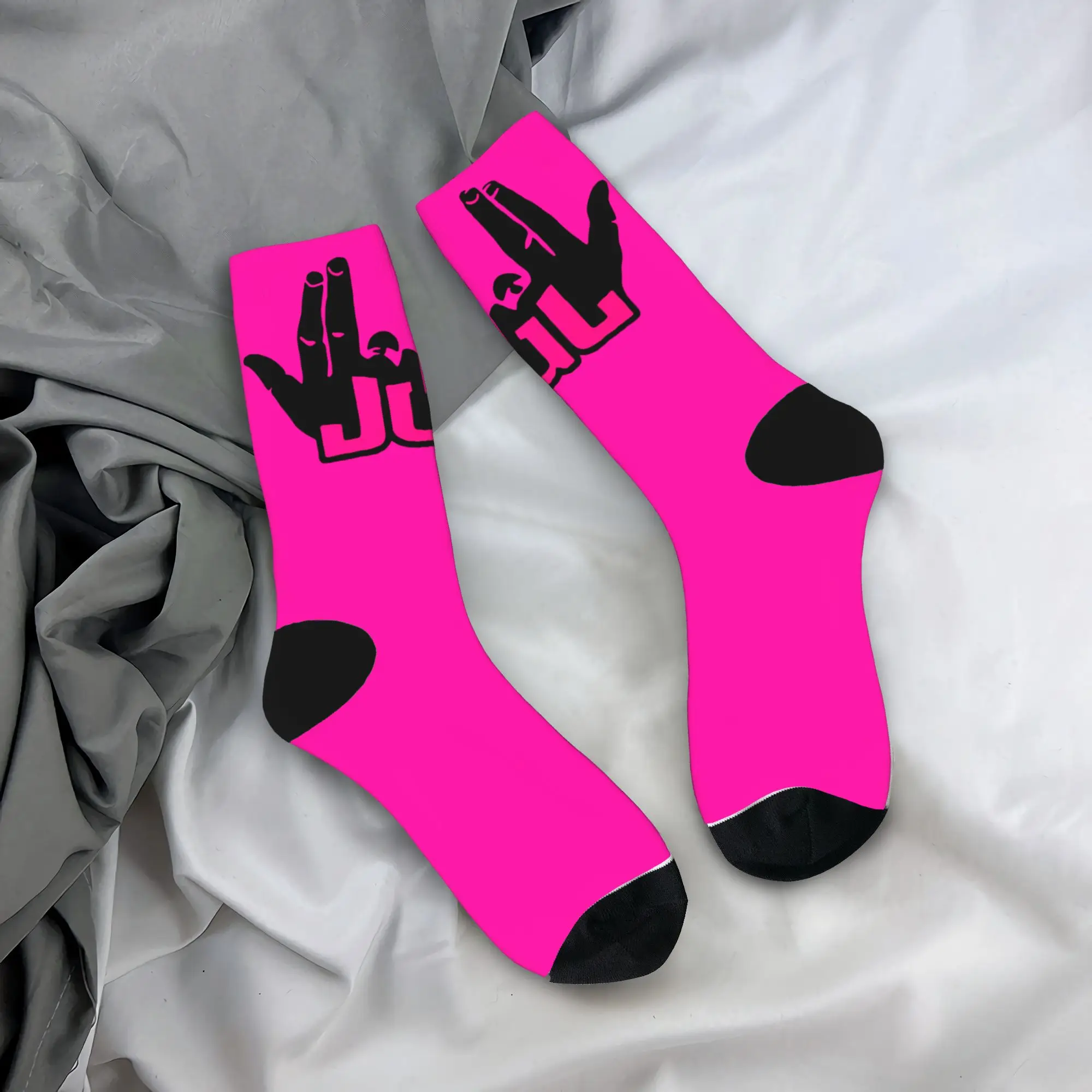 

Мужские носки унисекс, чулки в стиле рэпер, осенние модные качественные носки, нескользящие носки для бега с узором