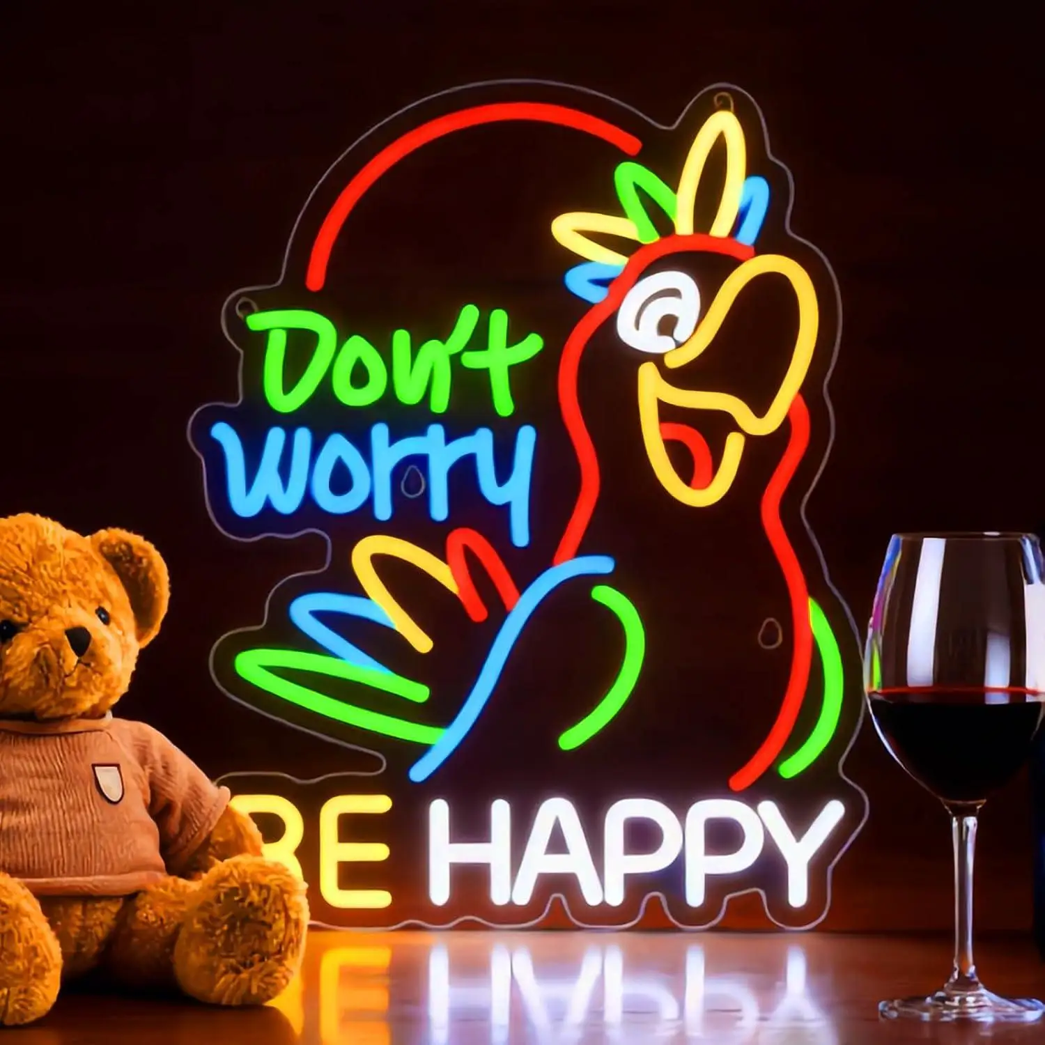 don't-worry-be-happy-parrot-neon-sign-usb-dimmable-led-lights-for-tiki-bar-restaurant-home-pub-party-man-cave-wall-art-decor