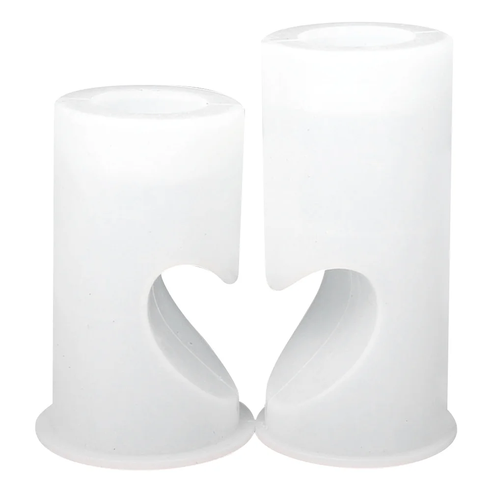 

2Pcs Silicone Heart Mold DIY Candleholder Casting Mold Easy to Use Wash Portable Lightweight Craft Supply