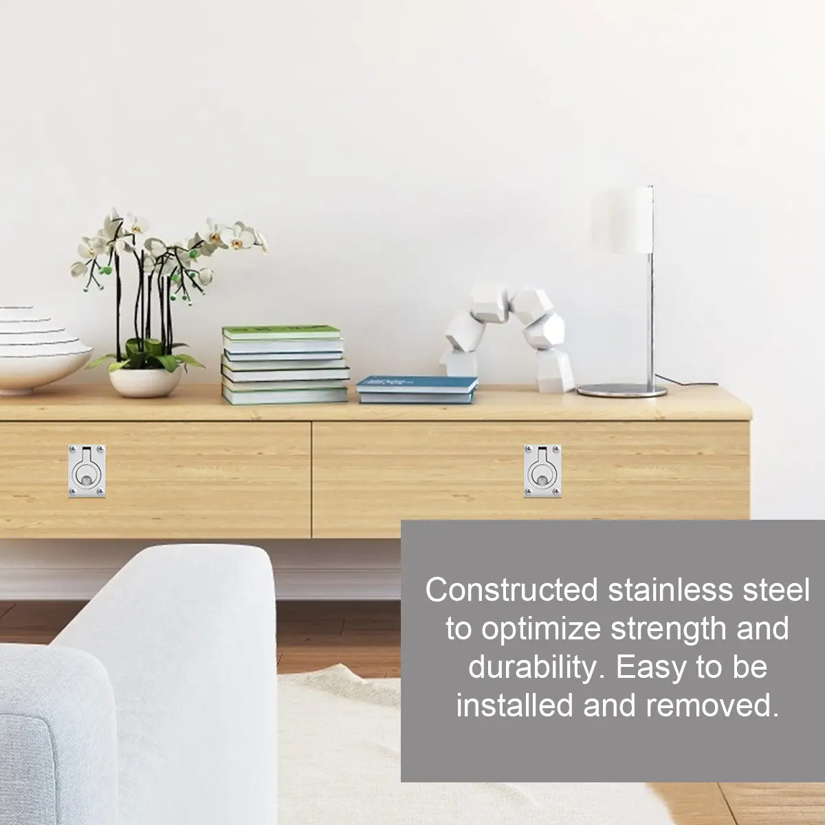 

2 шт. ручки-кольца из нержавеющей стали для морских люков, врезные, со скрытым замком, для палубных дверей лодок, дверец шкафов, ящиков автофургонов