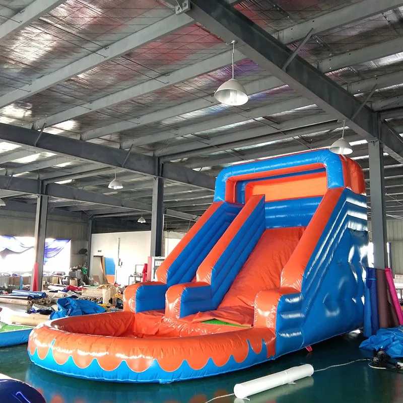 

Надувная горка Happy World для аквапарка с бассейном, оборудование для детского аквапарка, надувная водная горка, надувная горка для бассейна