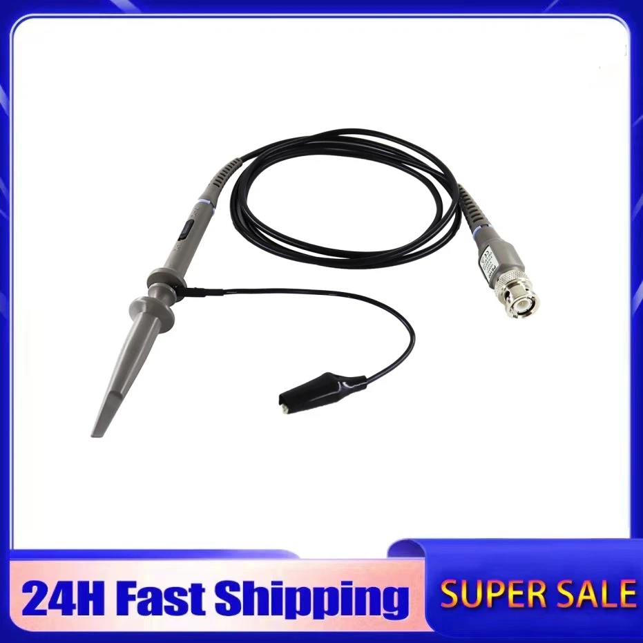 1PCS High Quality P6100 Oscilloscope Probe DC-100MHz Scope Clip Probe 100MHz