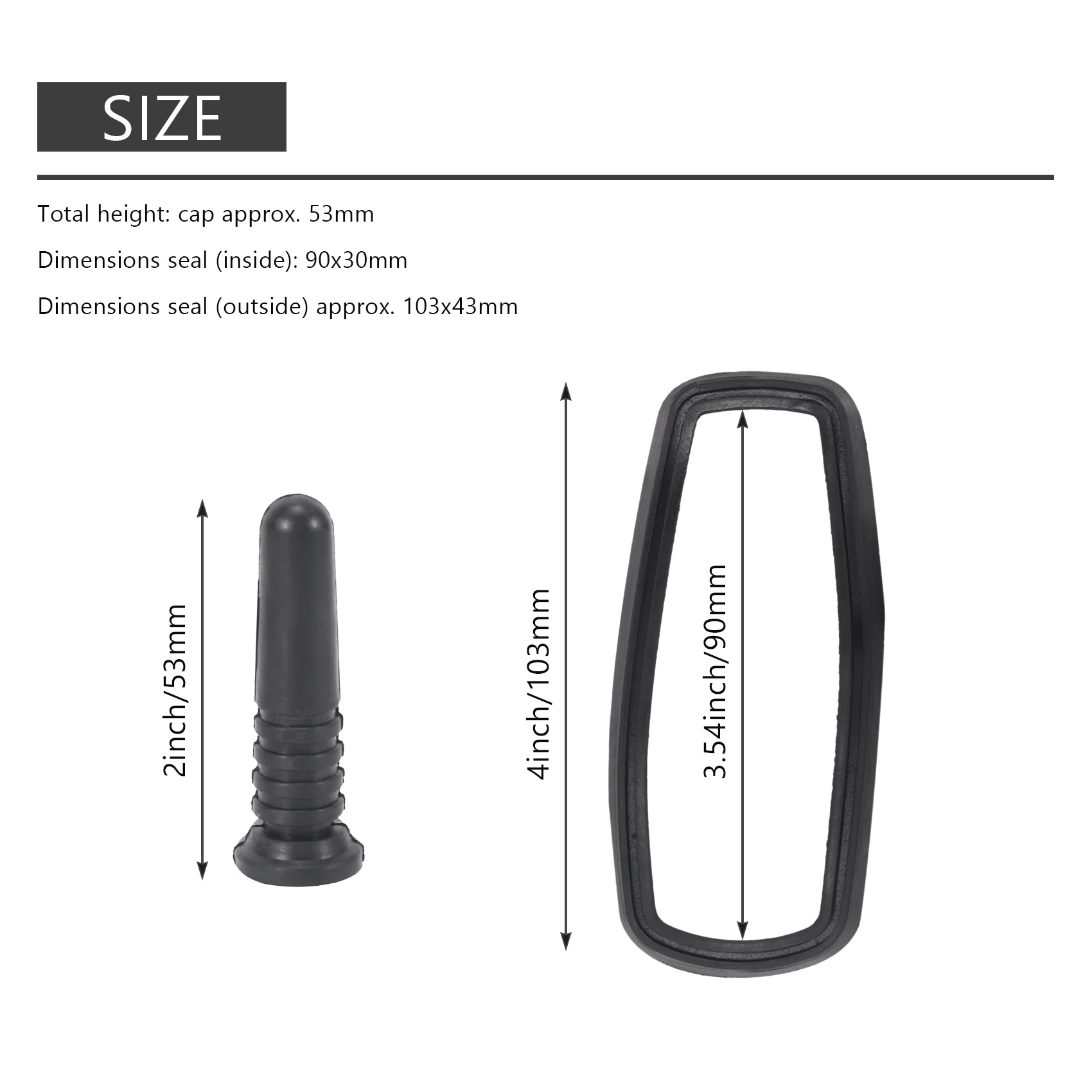 Durable-For Mercedes Roof Antenna Rubber Seal Repair Set W202 W208 W210 W168 2108270031