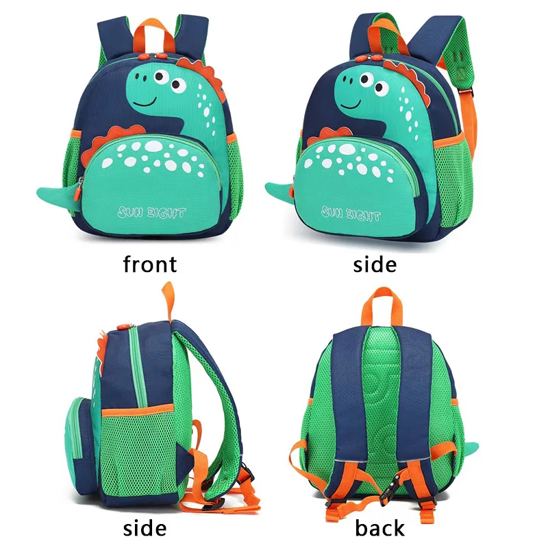 SUN EIGHT mochila de dibujos animados 3D para niños, bolsas pequeñas para niños, lindas mochilas escolares, 12 pulgadas