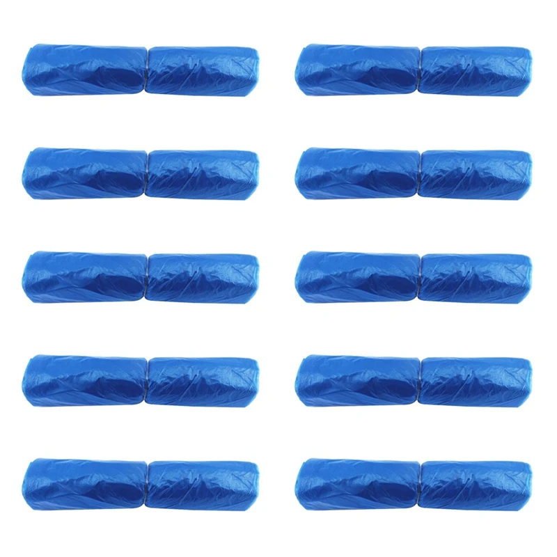 500Pcs Waterproof Disposable Long Shoe Covers Carpet Cleaning Overshoes Protective