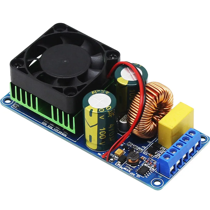 Mono 500W D Class Amplifier Board for Speaker,IRS2092S HiFi Audio Power Module