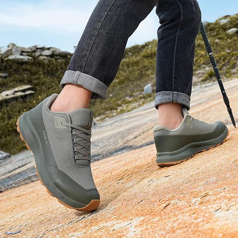 Men'S Outdoor Comfortable Sports Shoes Off-Road Climbing And Mountaineering Shoes Lightweight And Breathable Casual Shoes