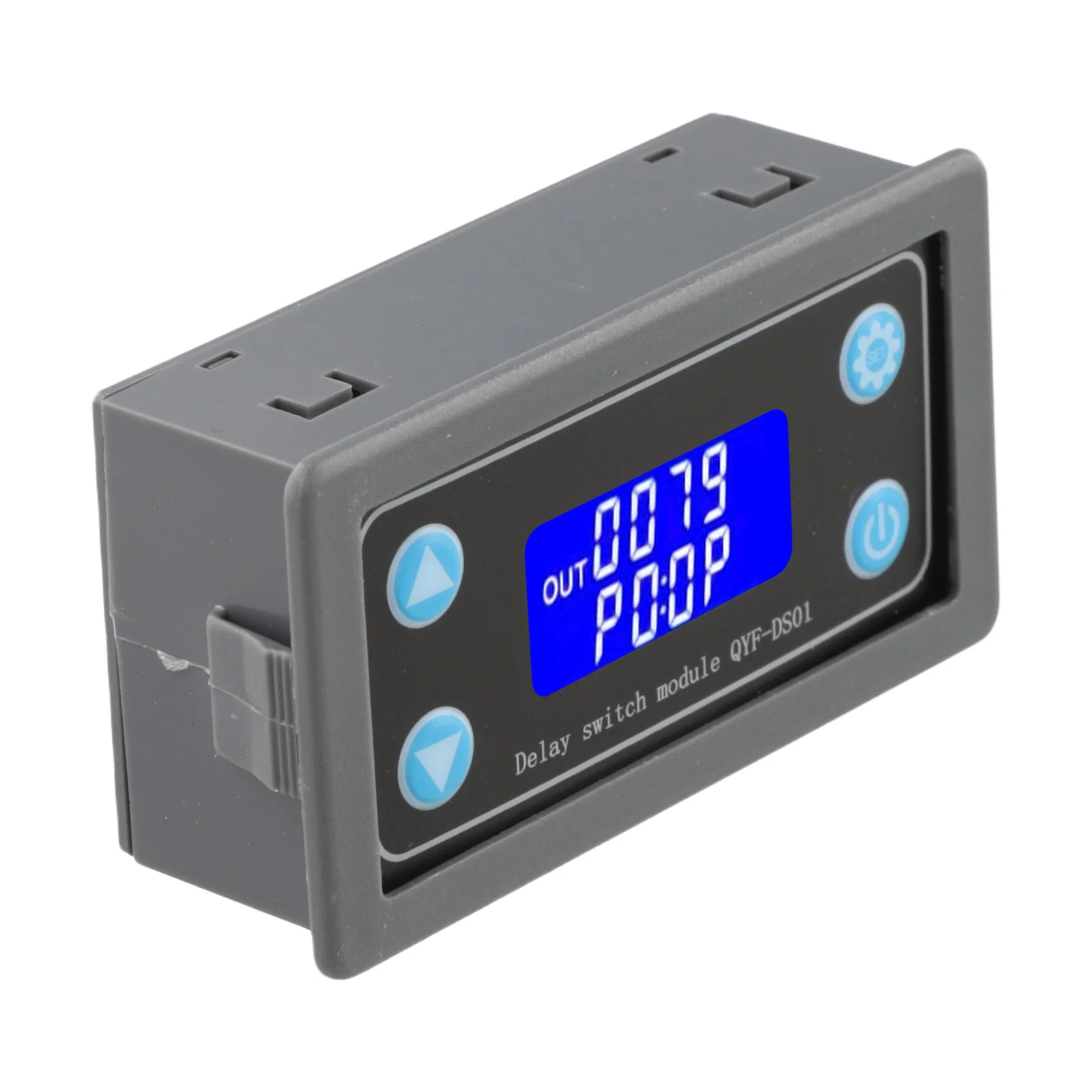 DC12V Programmable Digital Timer Relay Module with LCD Display for Industrial Timing Applications and Circuit Prototyping