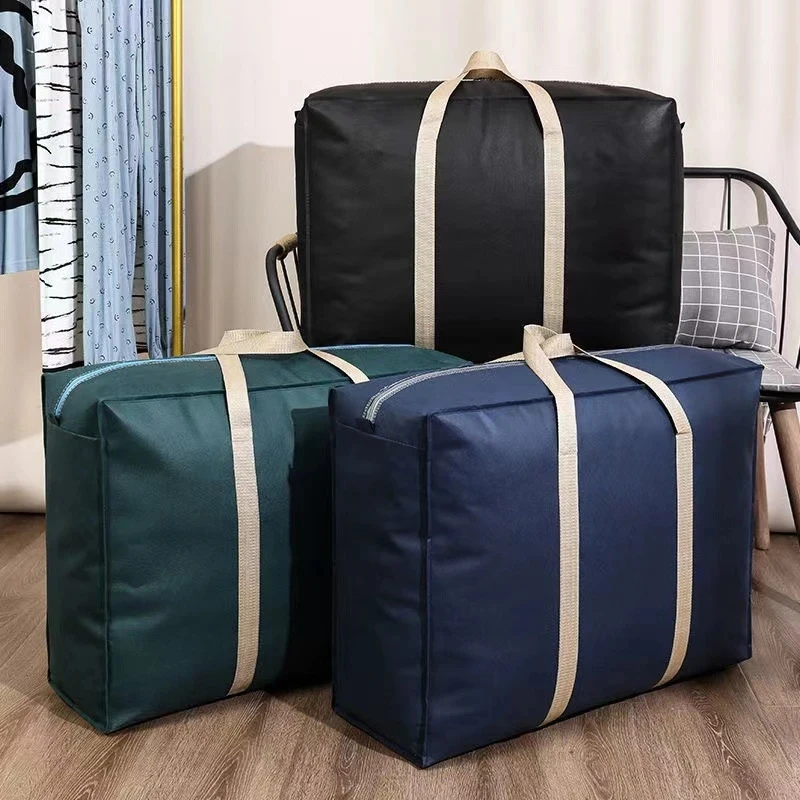 Brand New Portable Foldable Duffle Bag Moving House Handbag Large Capacity Folding Luggage Bag Travel Clothes Storage Bag Zipper