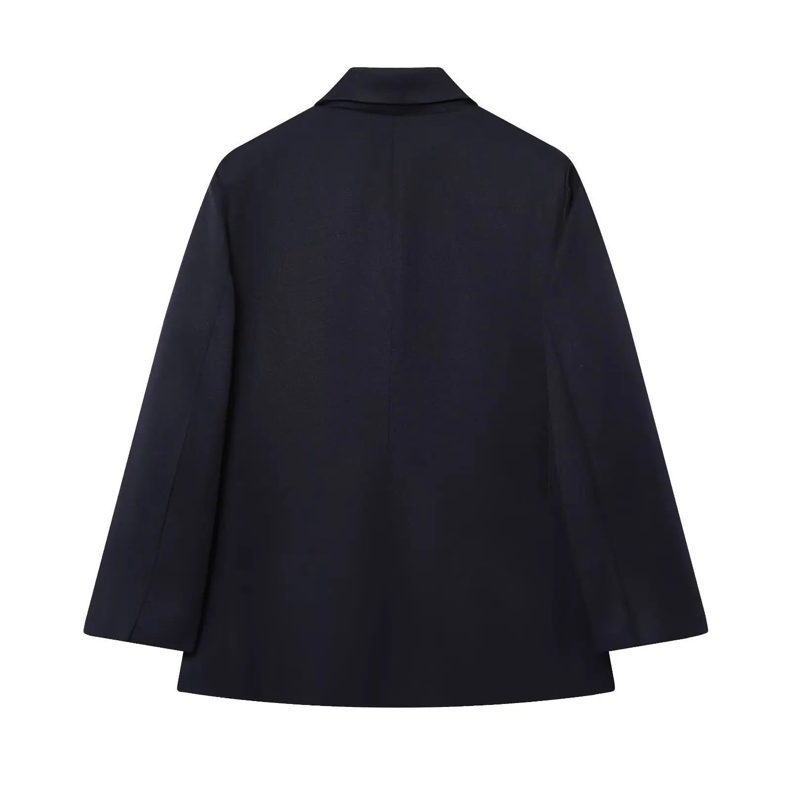 بدلة JNLEAOG Fionable مستقيمة الساق بأزرار حتى Jaet للسيدات لخريف جديد تصميم متعدد الاستخدامات من البوليستر غير الرسمي #5