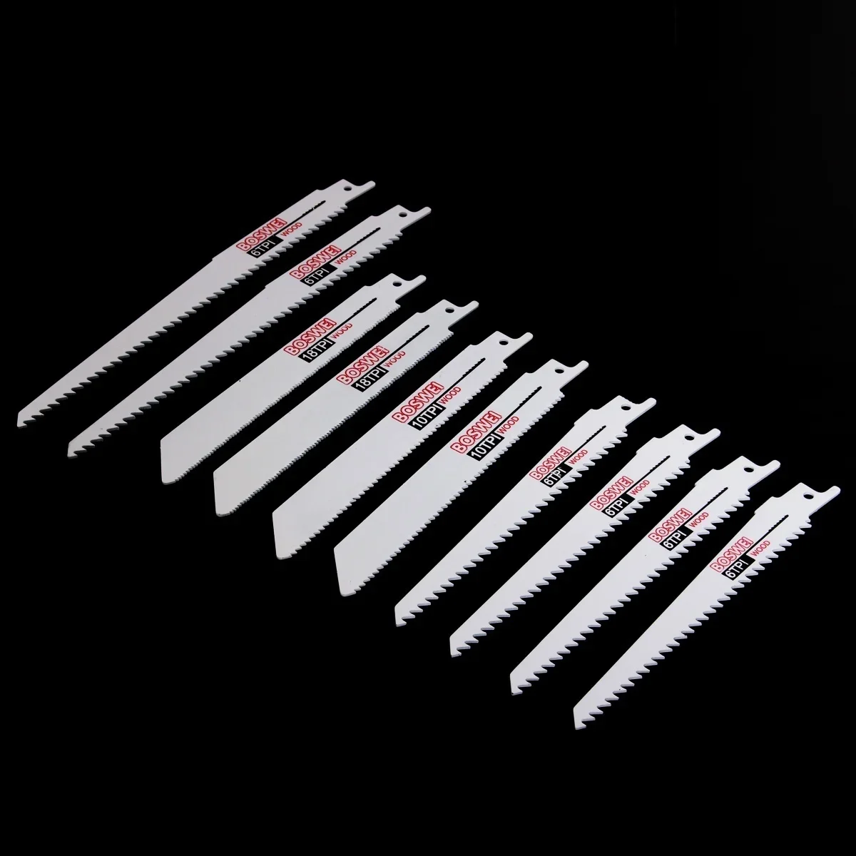 10Pcs/Set Steel Hack Saw Curve Saw Jigsaw Blade Cutters Saw Blades Cutting Carpentry Tools
