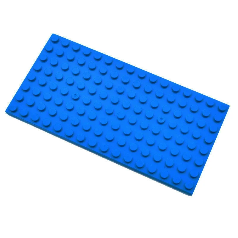 20 stücke Dünne 8x16 DIY Bausteine Zahlen Ziegel Punkte 12 Farbe Pädagogisches Kreative Kompatibel Mit 92438 Spielzeug für Kinder