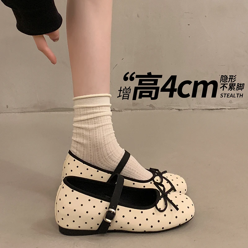 Popular Chic Elevated Mary Jane Bendable Soft Sole, Airflow Upper Wearproof for Easy Daily Fashion Outfit Combination