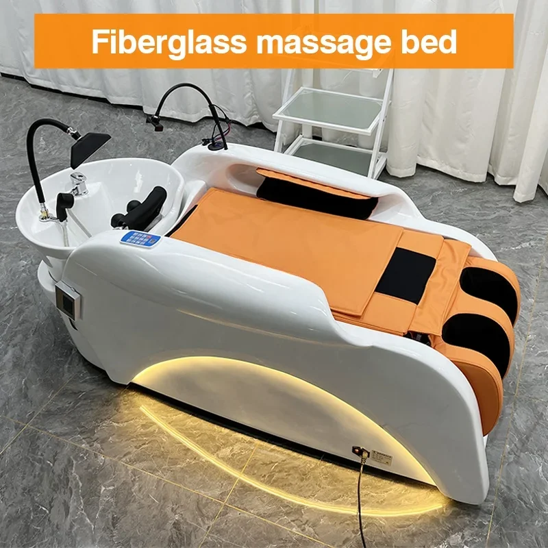 Japanese Head Spa Electric Massage Shampoo Bed Water Circulation Hair Washing Flushing Massage Chair Bed Hair Salon Automatic