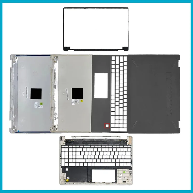 

LCD Back For HP Pavilion X360 15-DQ 15-dq TPN-W140 Laptop Cover Front Palmrest Bottom Case L53034-001/L53036-001 15.6 LCD Back