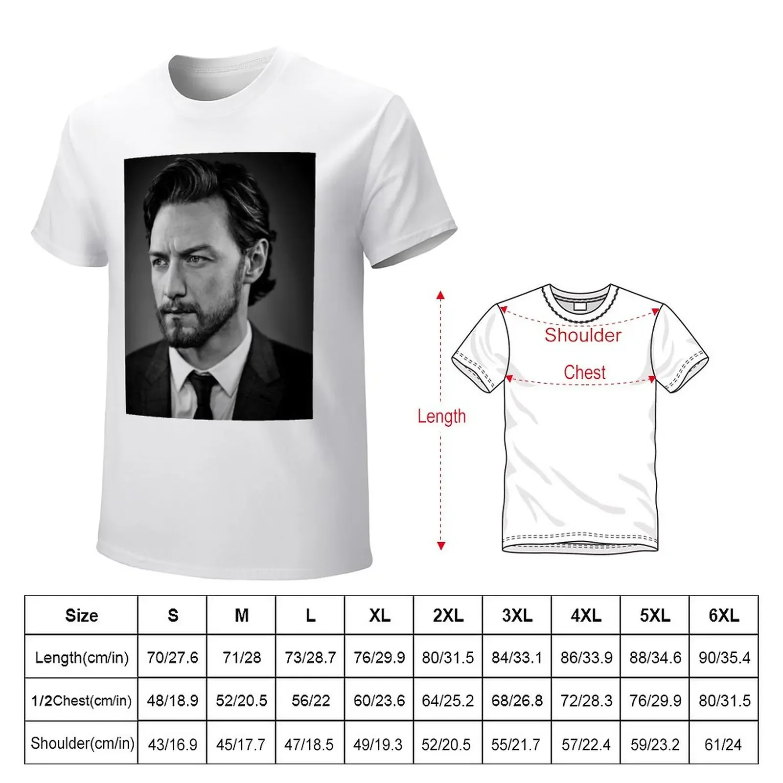 james mcavoy T-Shirt aesthetic clothes vintage clothes oversizeds customs t shirts for men pack