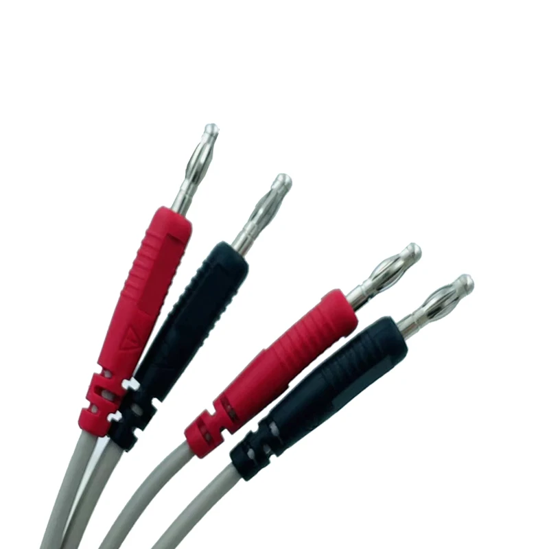 Kelvin Test Lcr Blei-Bodenwiderstand 4-Draht 4 mm Laternenstecker Entenschnabel-Clip Orichalum-Beschichtung Kelvin-Sonden – Detail 7