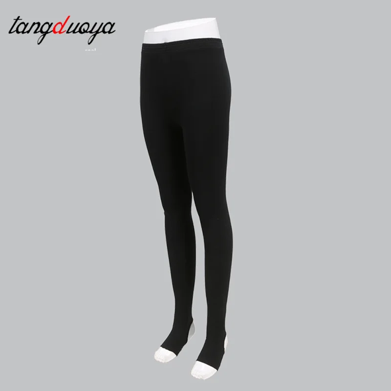 1 paio di collant da danza classica da uomo leggings a figura intera costume da balletto pantaloni da pratica collant in cotone vita alta elastica abbigliamento da ballo