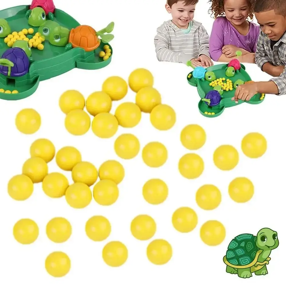 

Tabletop Game Turtles Eat Beans Board Game Portable Multiplayer Hungry Turtle Board Game Learning Funny