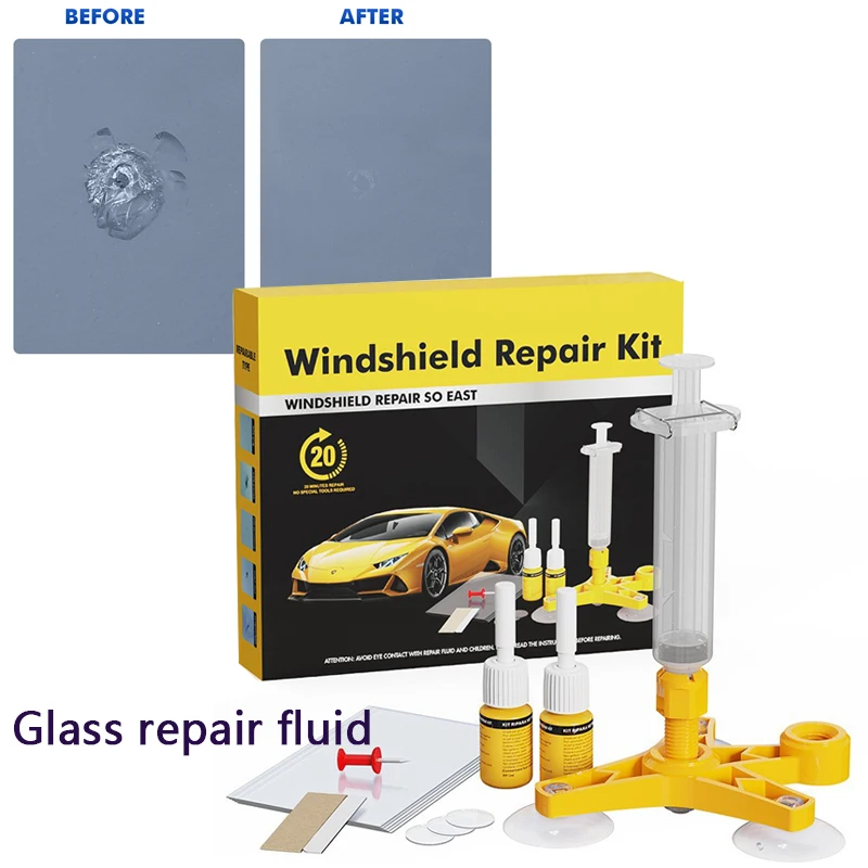 

Жидкость для ремонта стекла Новая жидкость для ремонта стекла, инструмент для быстрого ремонта трещин лобового стекла автомобиля и царапин