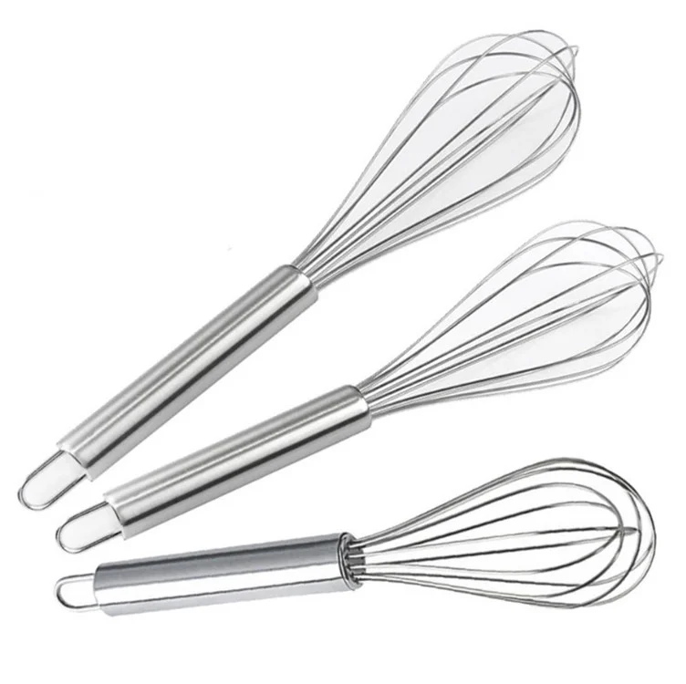 6-wire egg beater Stainless steel manual egg beater Kitchen mixer Cake tool