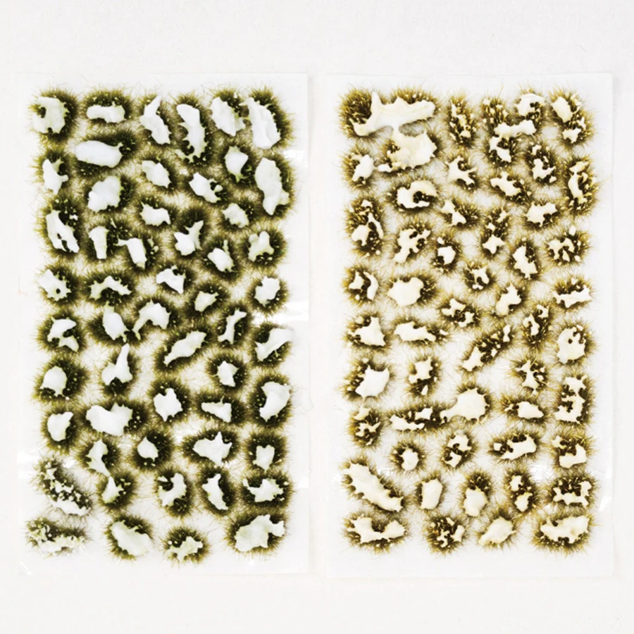 Wysokość 5-7mm Miniaturowy pęczek zimnej trawy - modelowanie DIY / układ pociągu kolejowego / sceneria wojennej / krajobraz wojskowy / zestawy dioram