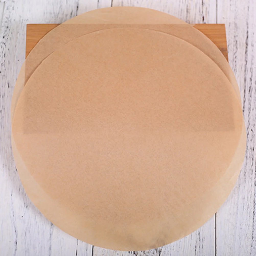 

100 Pcs Baking Steamer Parchment Sheets Unbleached Oil Absorption Double Sided Silicone Waterproof Eco for Cakes