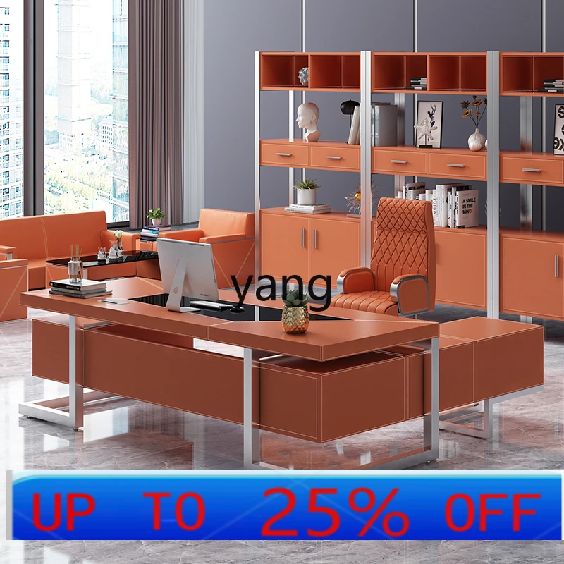 

LTT Light Роскошный президентский офисный стол для босса Атмосфера Рабочий стол Офисный стол и стул