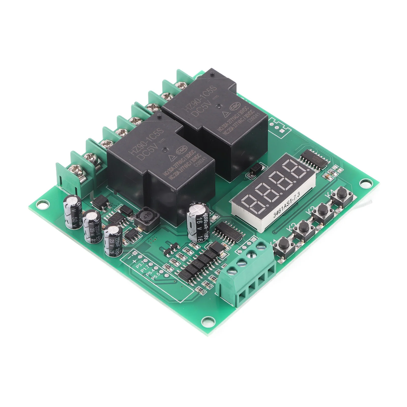 Forward / Reverse Control Board YYB‑5 12v 24v Motor Forward / Reverse Control Board Two Relay Delay Timing Cycle Module