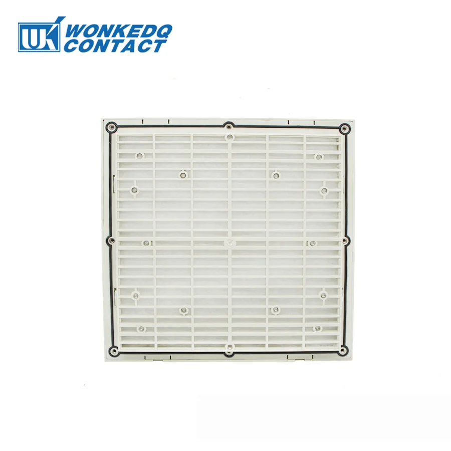 Painel de filtro para ventilador, tampa do obturador do ventilador, grelhas, gabinete elétrico, ventilação sem ventilador, 172mm, 220V-240V, 9805-300