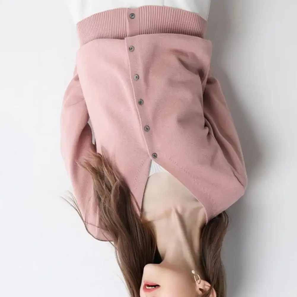 

Женский свитер, кардиган, вязаный женский кардиган, корейский однобортный джемпер с длинными рукавами, женские универсальные кардиганы, верхняя одежда