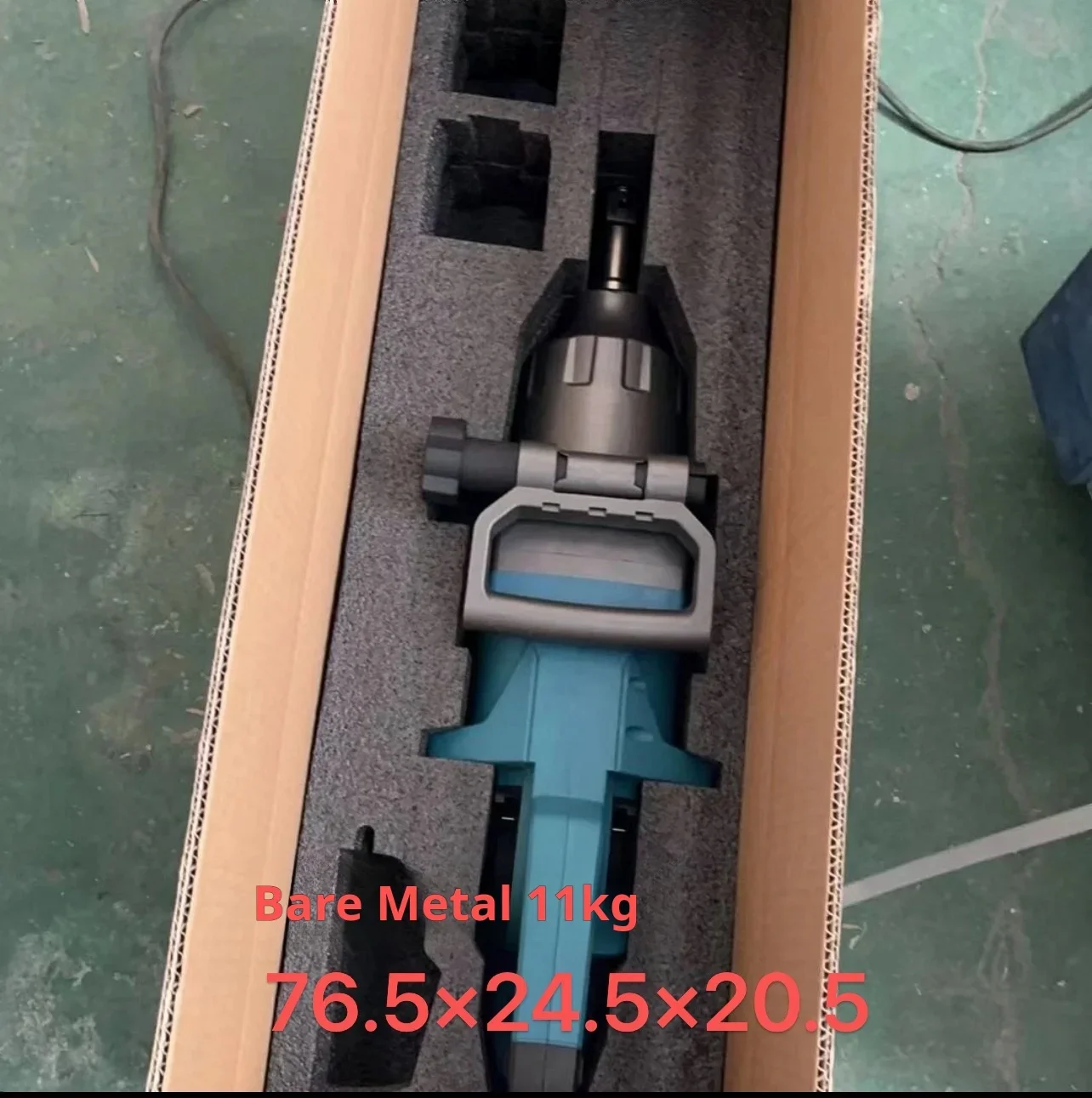 مفتاح عزم دوران كبير جديد ثقيل مقاس 1 بوصة بدون فرش، مفتاح ربط كهربائي لاسلكي مع حزمة بطارية مزدوجة،